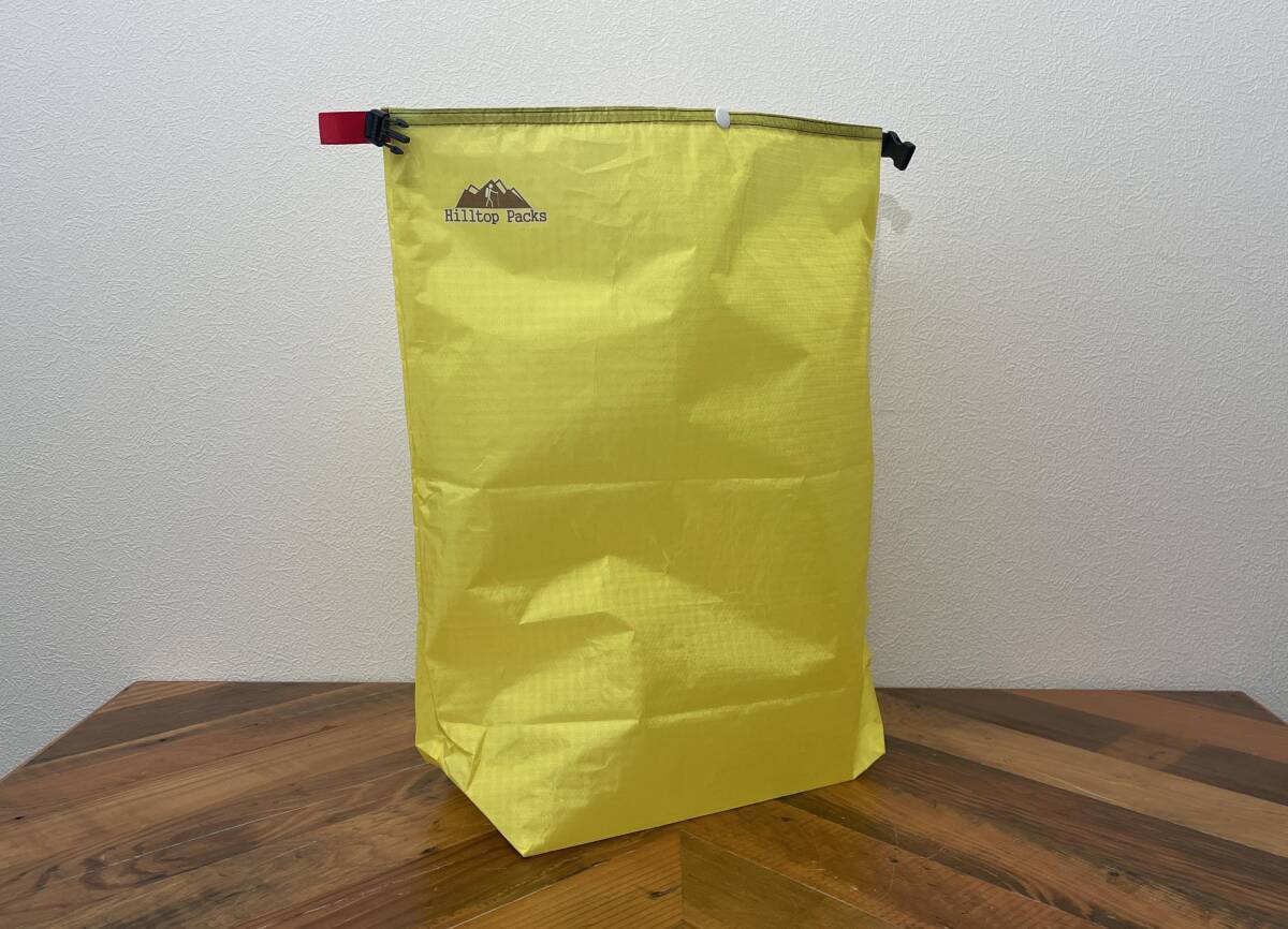 Hilltop Packs Food Bag Vivid Yellow Large ヒルトップパックス フードバッグ UL ウルトラライト イエロー