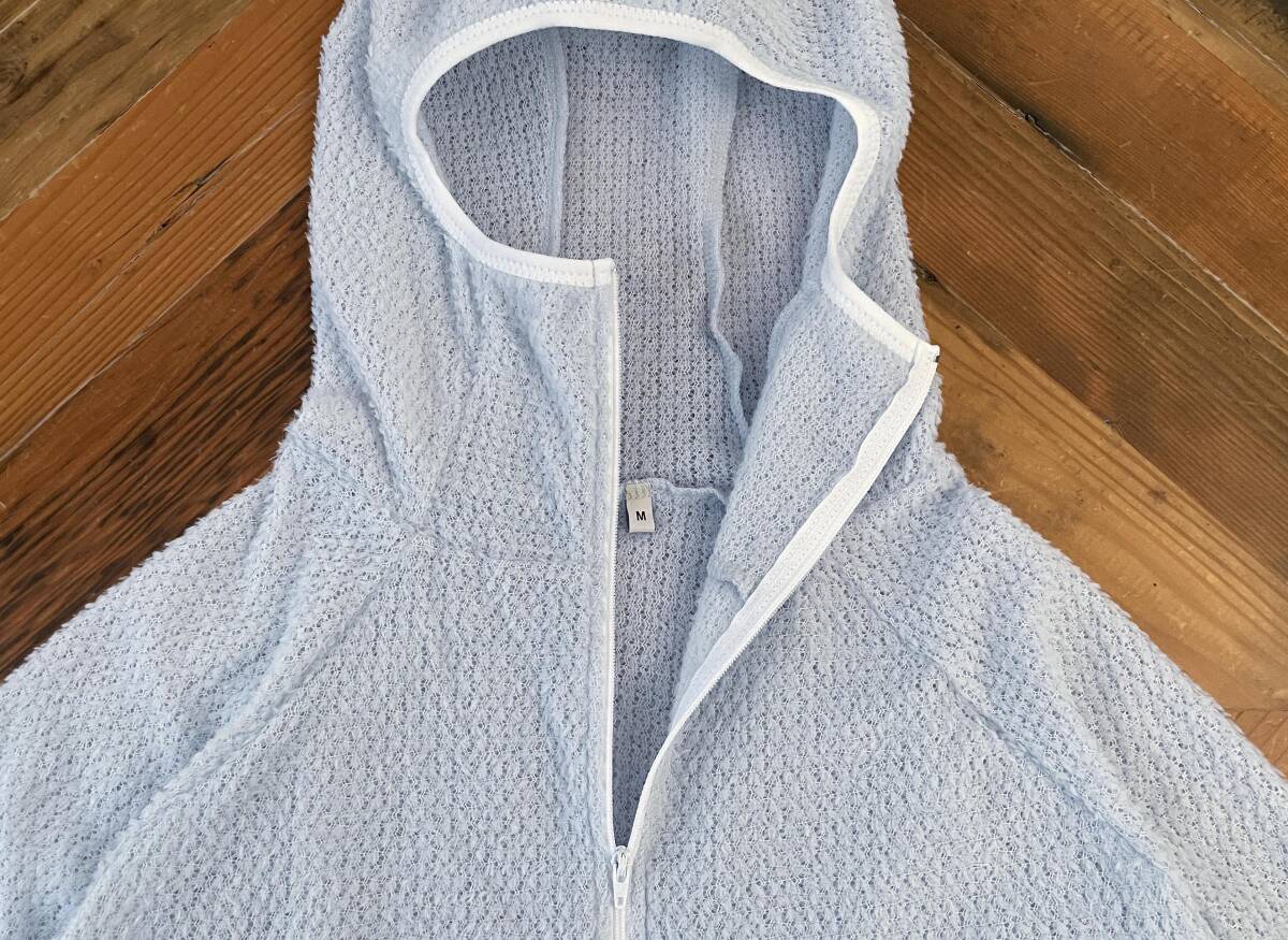 Senchi Designs ALPHA 90 HOODIE ZIP Pearl Blue センチデザインズ アルファ ダイレクト90 M フーディー UL ウルトラライト フリース