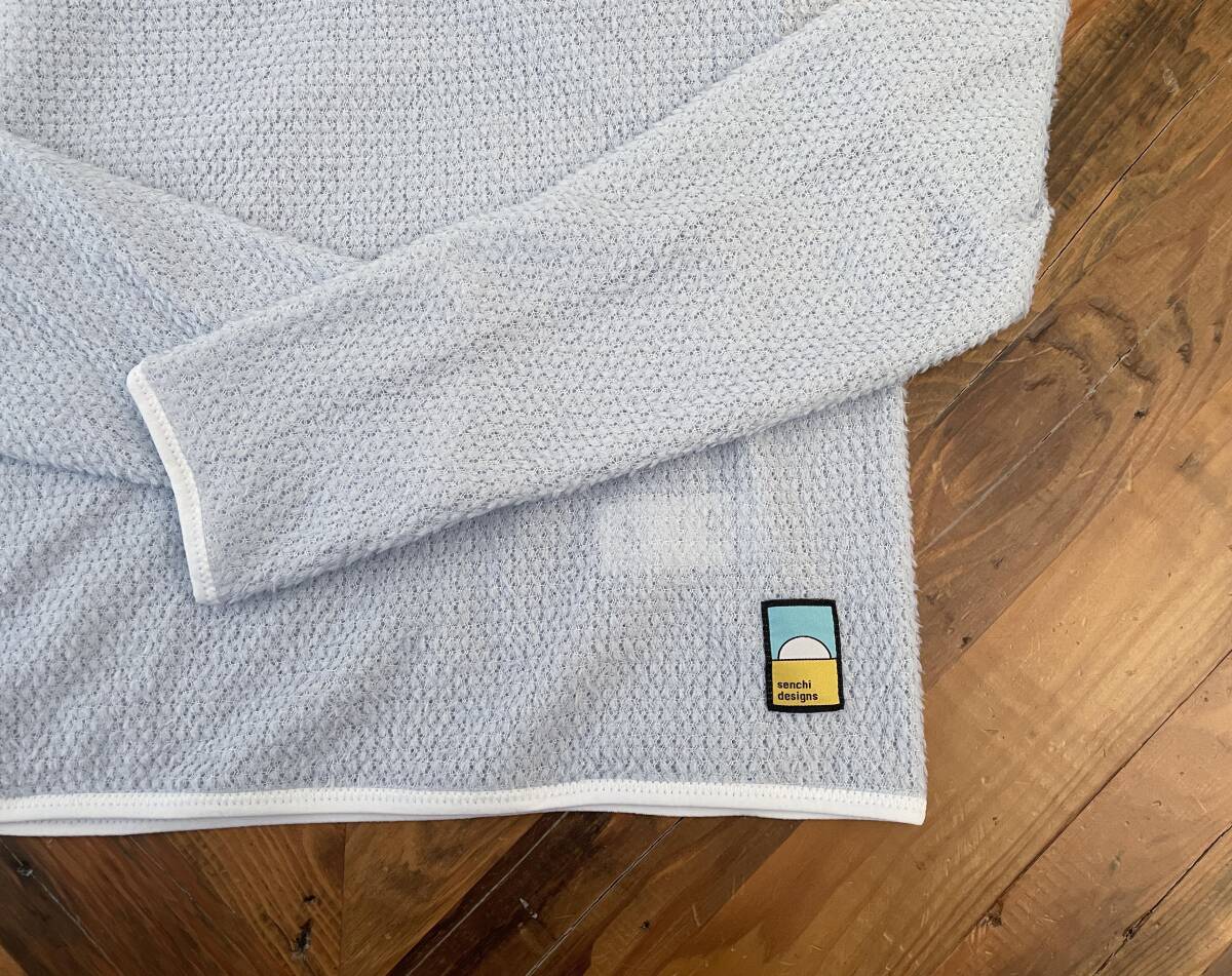 Senchi Designs ALPHA 90 HOODIE ZIP Pearl Blue センチデザイン Senchi Designs ALPHA 90 HOODIE ZIP Pearl Blue センチデザイン