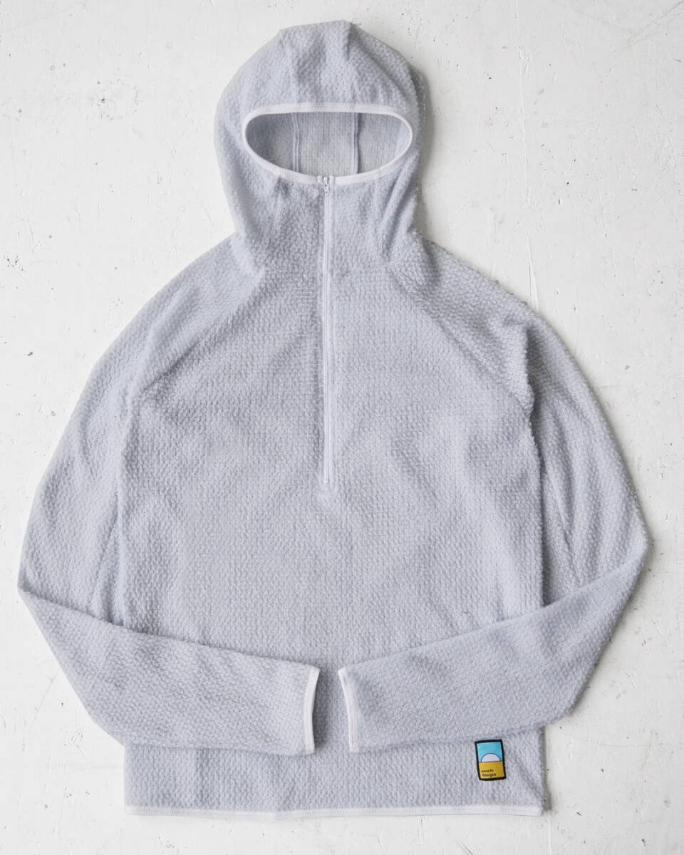 Senchi Designs ALPHA 90 HOODIE ZIP Pearl Blue センチデザインズ アルファ ダイレクト90 M フーディー UL ウルトラライト フリース