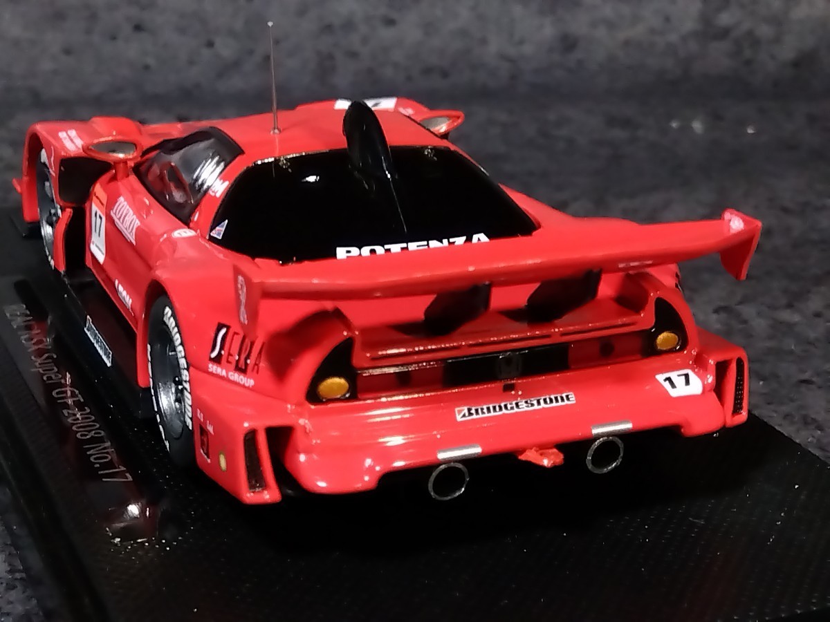 エブロ 1/43 ホンダ NSX リアルレーシング 2008年 スーパーGT参戦車仕様 (金石勝智/金石年弘)_画像4