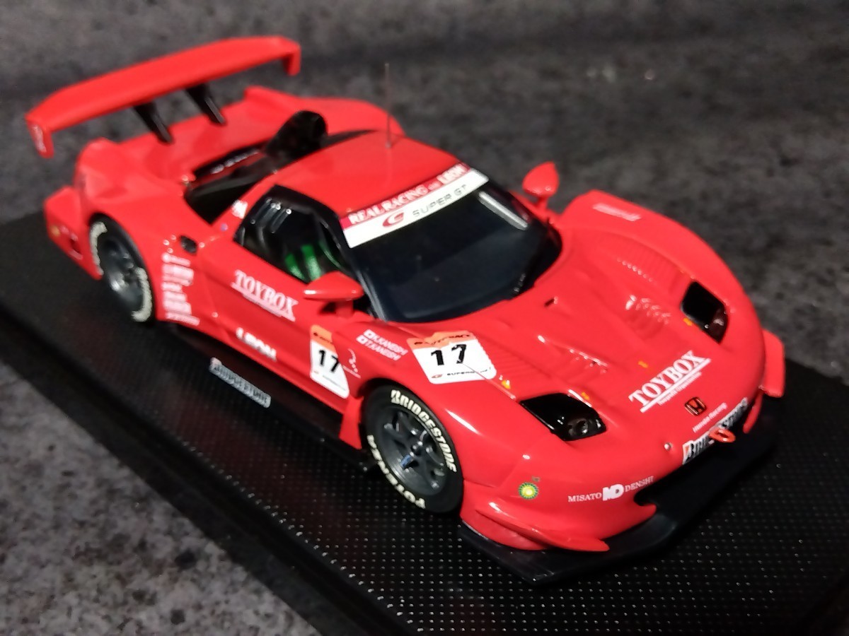 エブロ 1/43 ホンダ NSX リアルレーシング 2008年 スーパーGT参戦車仕様 (金石勝智/金石年弘)_画像5