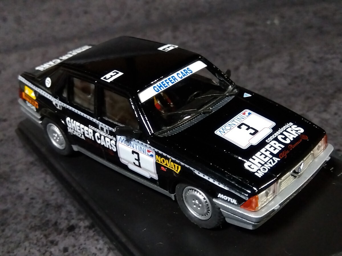 プロゲットK 1/43 アルファロメオ 75 ターボ 1990年 イタリア ツーリングカー 選手権(グループN) チャンピオン_画像3