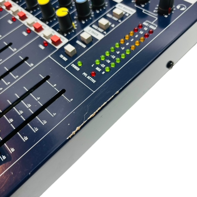 ★Soundcraft サウンドクラフト コンパクトアナログミキサー EPM6 希少 レトロ コレクション アナログミキサー☆の画像8