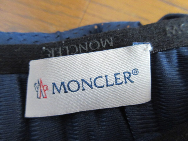 モンクレール MONCLER 　GONNA メッシュ　プリーツ　ロング　スカート　青　38　国内正規品_画像3