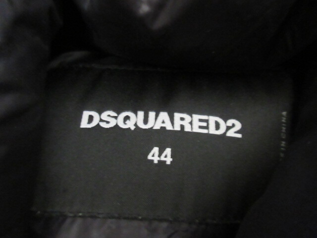 ディースクエアード DSQUARED2　16aw　ダウン　ベスト 黒　44　 国内正規品_画像5