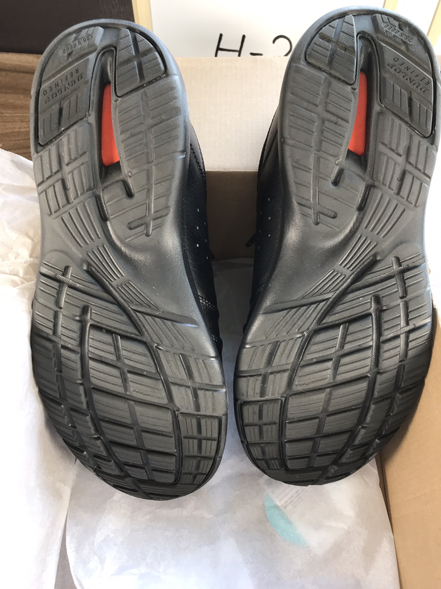  Dunlop li штраф do амортизирующие свойства ударная абсорбция широкий 4E туфли без застежки застежка-молния есть мужской прогулочные туфли DC1005 26.5 cm