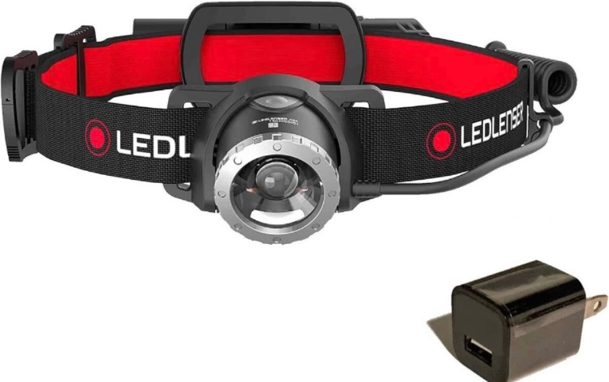 ACアダプター付 Ledlenser レッドレンザー H8R 500853 LEDヘッドライト USB充電式