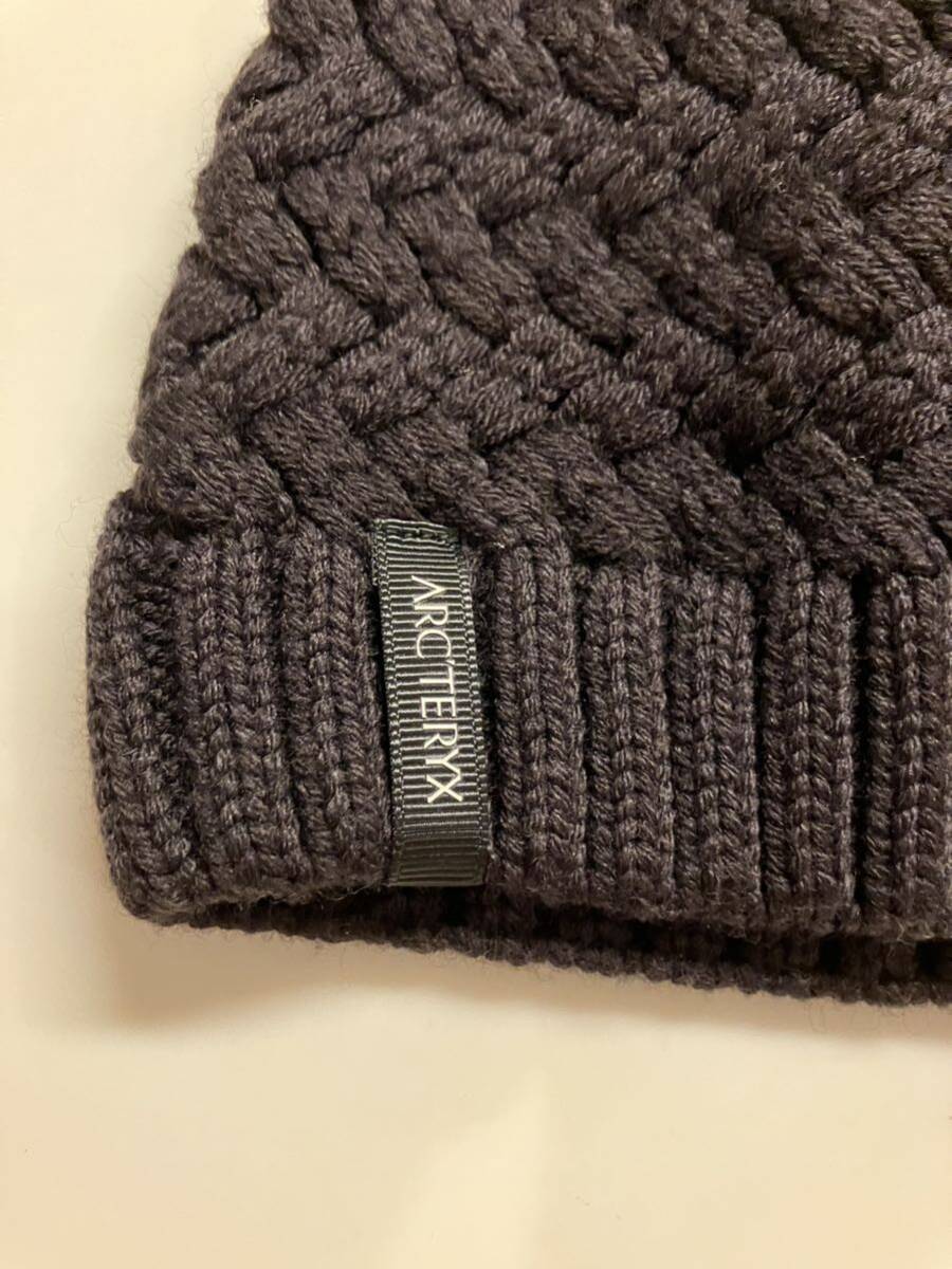 【試着のみ】 アークテリクス ARC’TERYX WAFFLE TOQUE ニットキャップ ビーニー ボルドー_画像2