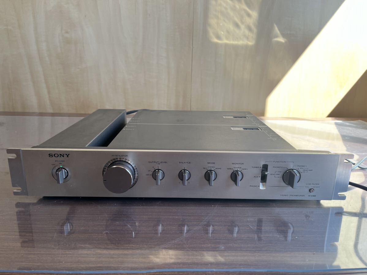 SONY TA-E88 stereo preamplifier プリメインアンプ 通電確認済み_画像1