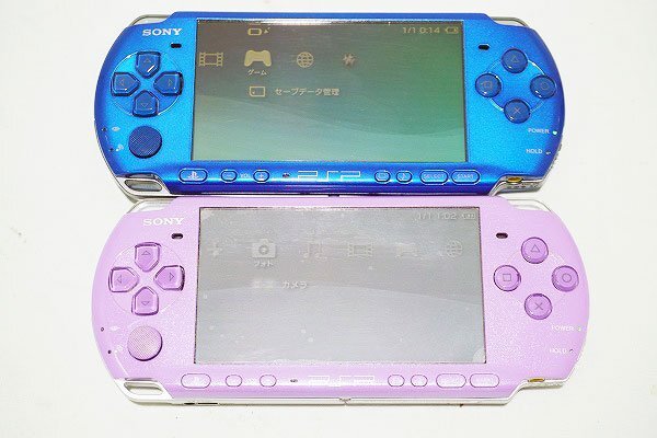 【質Banana】ジャンク扱い!!! SONY/ソニー ポータブルゲーム機 PSP3000 5台セット まとめ売り 部品取りに メモリーカード付♪.。.:*・゜①_画像4