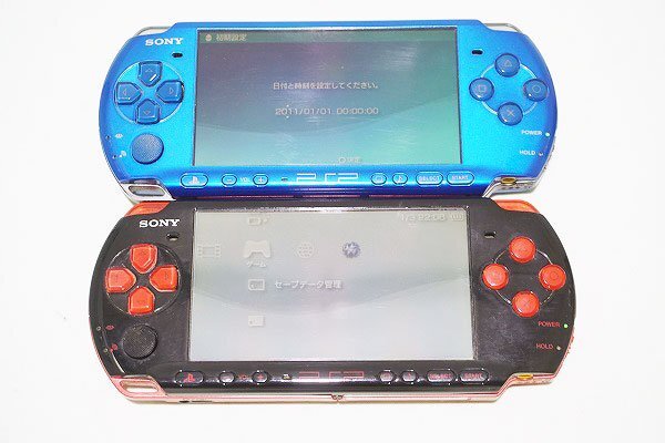 【質Banana】ジャンク扱い!!! SONY/ソニー ポータブルゲーム機 PSP3000 5台セット まとめ売り 部品取りに メモリーカード付♪.。.:*・゜②_画像3