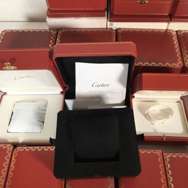 【30点セット】Cartier カルティエ 時計 空箱 アクセサリーケース ブレスレット用お手入れキットの画像6