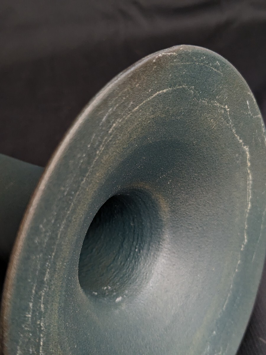i... Икэнобо Kobayashi правильный . керамика ваза для цветов ваза длина бутылка проигрыватель -to диаметр примерно 16cm высота примерно 30cm