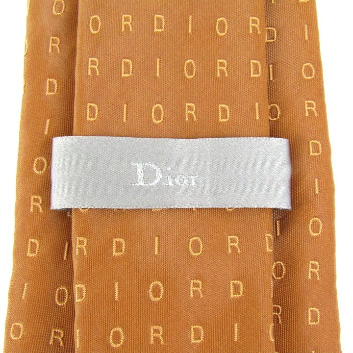 ディオール ブランドネクタイ ロゴグラム ロゴ シルク メンズ ブラウン系 Dior_画像3