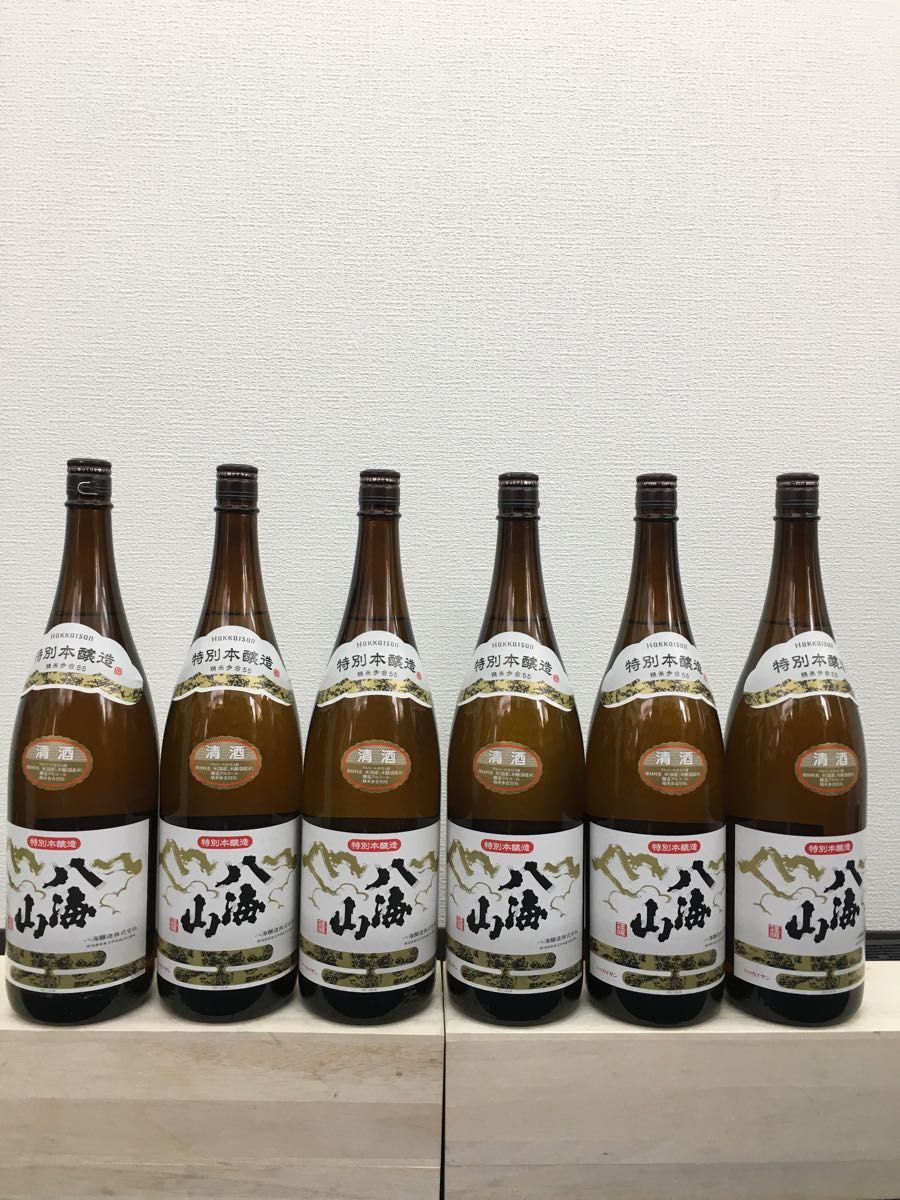 八海山　特別本醸造　1800ml×6本セット　一升瓶6本　各蔵の最新詰め又は飲み頃のお酒　