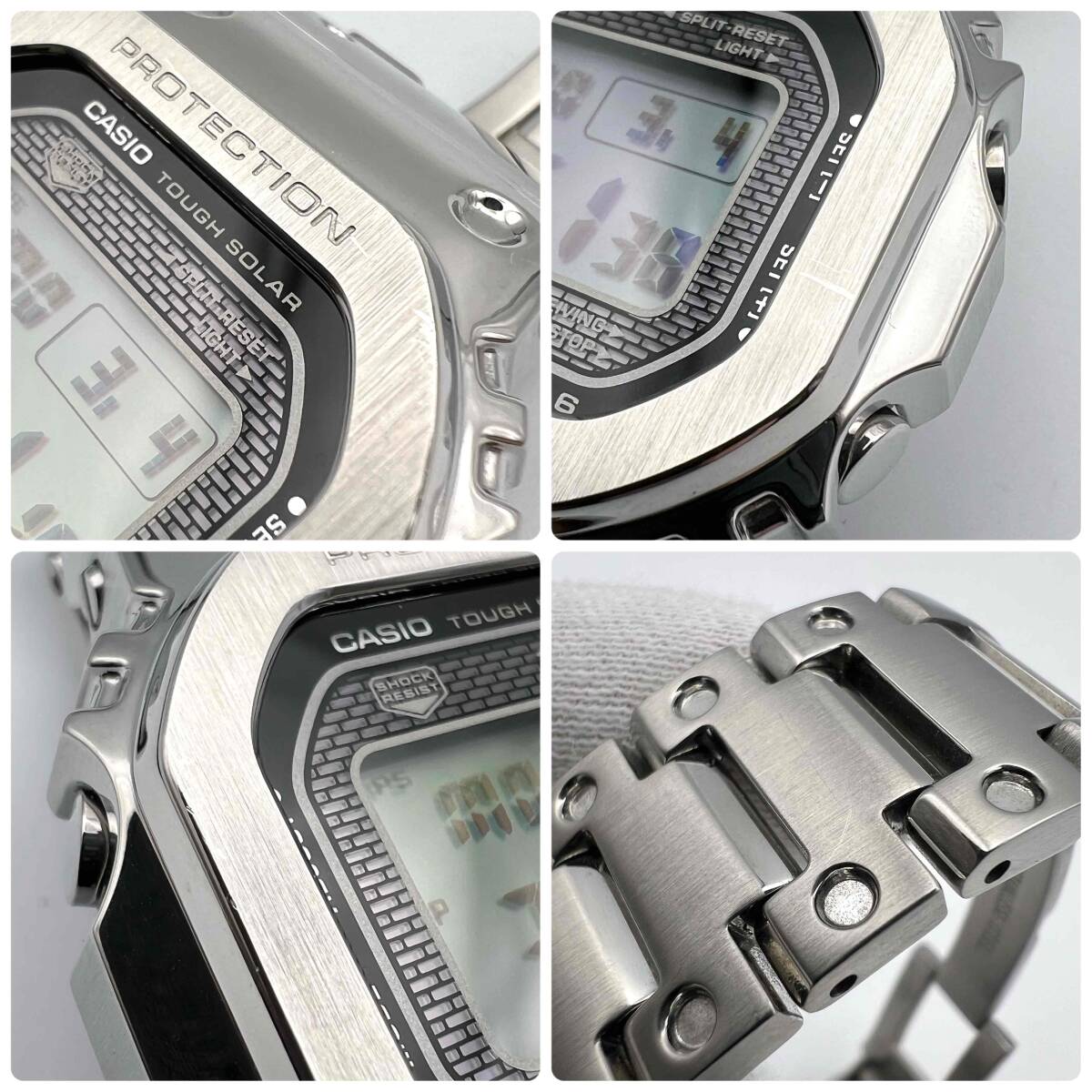 CASIO カシオ G-SHOCK GMW-B5000D-1JF マルチバンド6 電波ソーラー Bluetooth フルメタル メンズ 腕時計 動作品 現状品の画像9