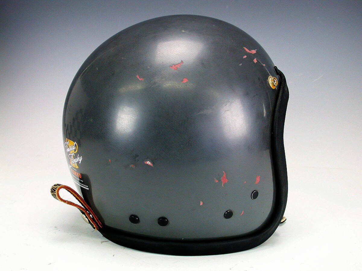 TROPHY LIMITED MODEL Tourist Trophy Helmet Hard Relic Charcoal メイド・イン・トーキョーライン 限定品/TROPHY CLOTHING L/XLサイズの画像7