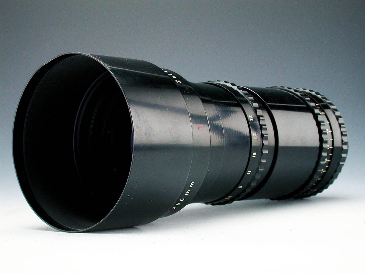 Zeiss-Opton ツァイス-オプトン 250ｍｍ ｆ4.0 レザーケース付き スクリュー マウントの画像10