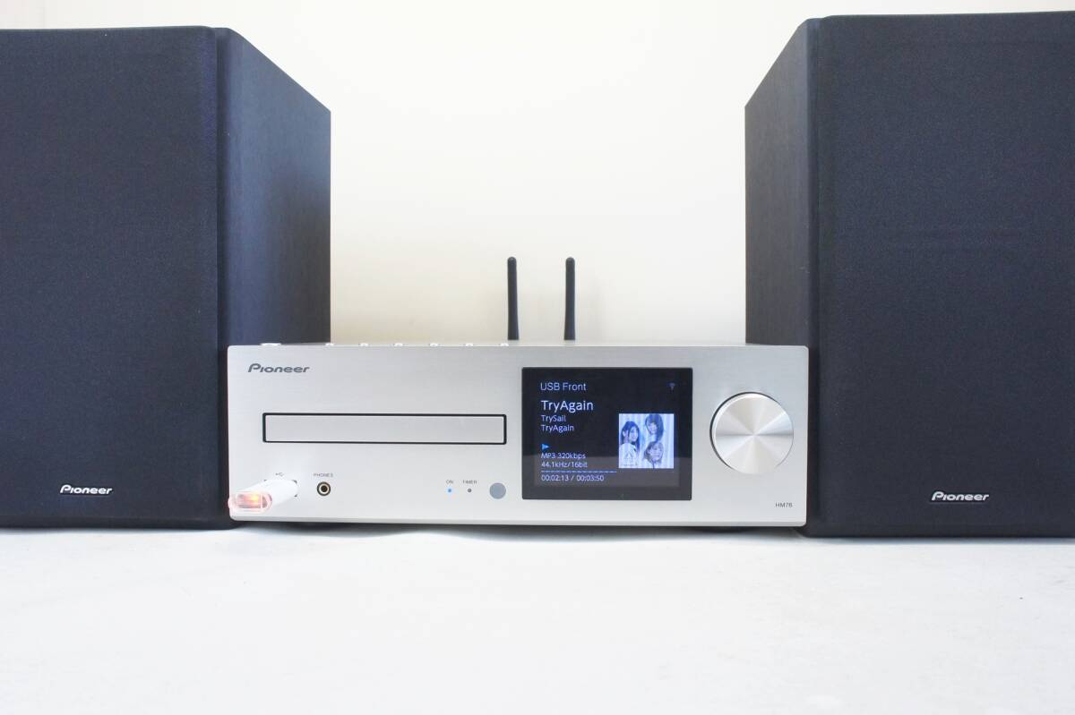 Pioneer high-res correspondence X-HM76 Bluetooth function equipment network CD receiver system 