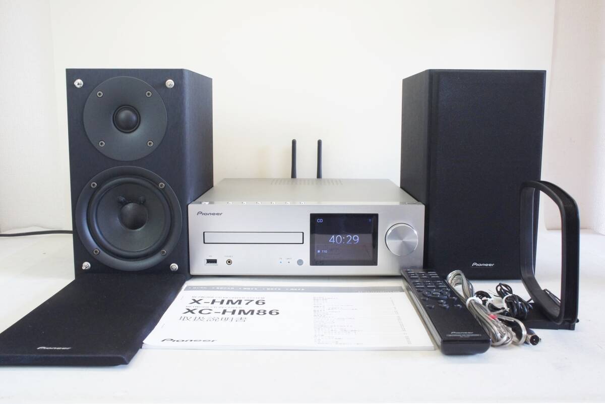 Pioneer high-res correspondence X-HM76 Bluetooth function equipment network CD receiver system 