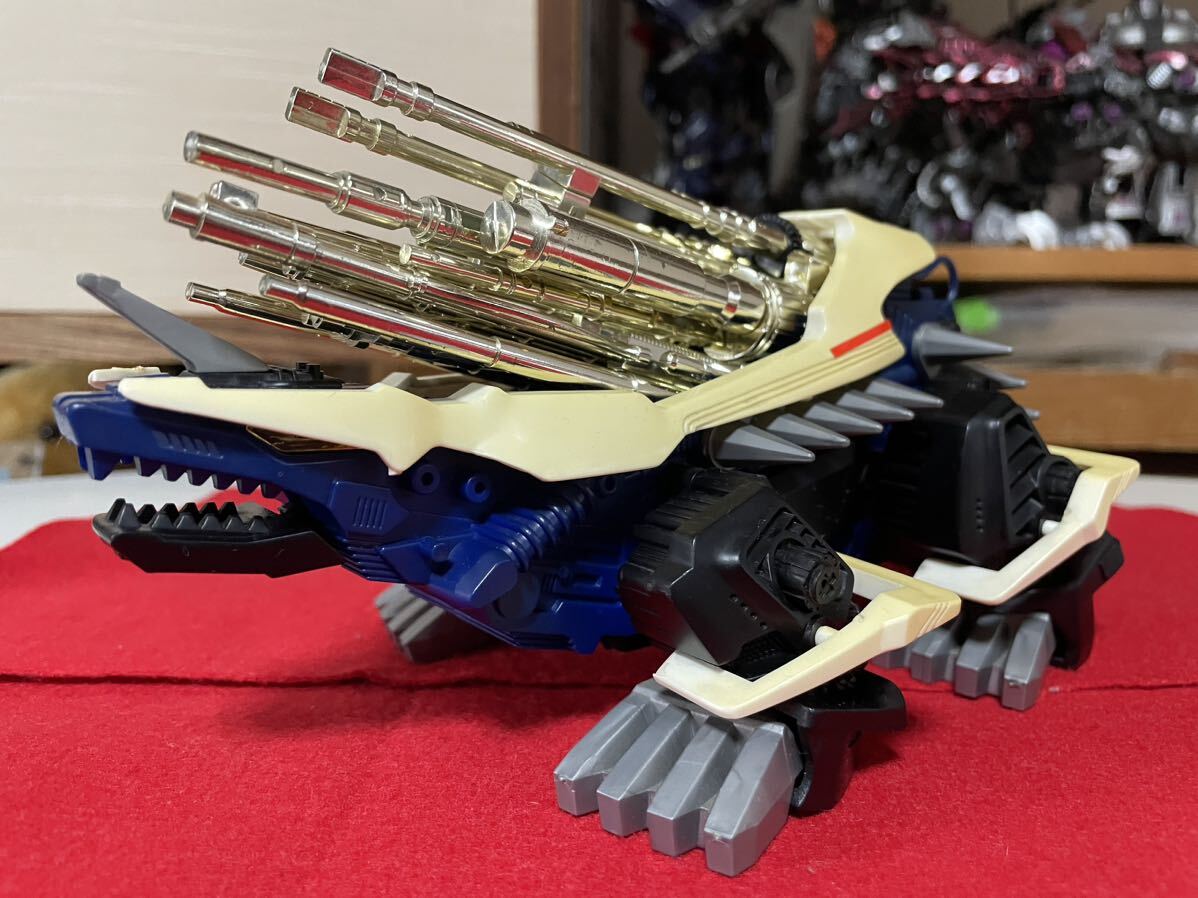 TOMY mechanism organism ZOIDS gun blaster construction present condition goods electric moveable | yellow gold . rotation moveable | has confirmed 