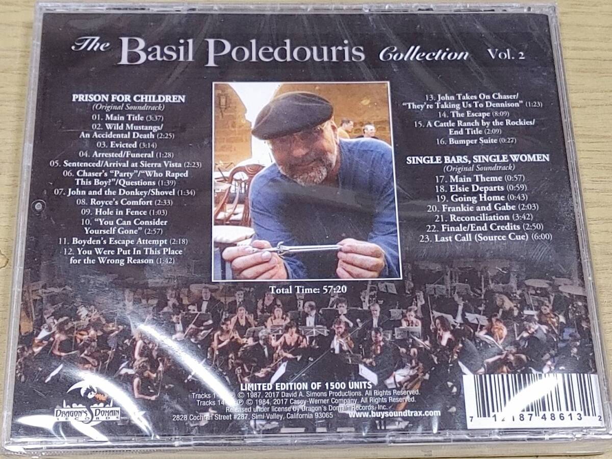 v2 新品CD 稀少3枚セット ベイジル・ポールドゥリス The Basil Poledouris Collection Vol.①②③ サントラ タイガーシャーク他_画像6