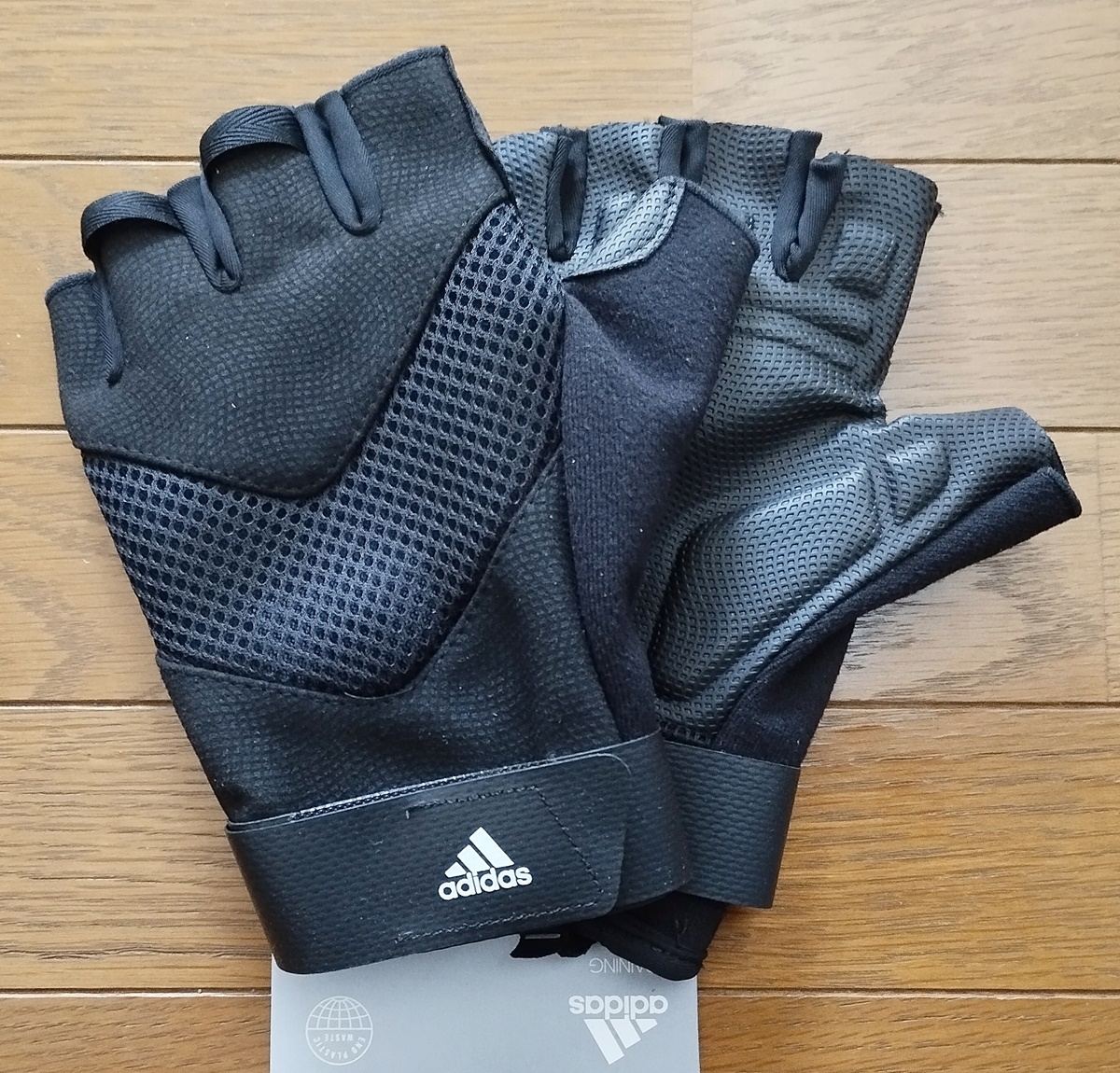 【定価 5,170円】adidas トレーニンググローブ L AEROREADY MLV06 HA5555 筋トレ アディダス_画像2