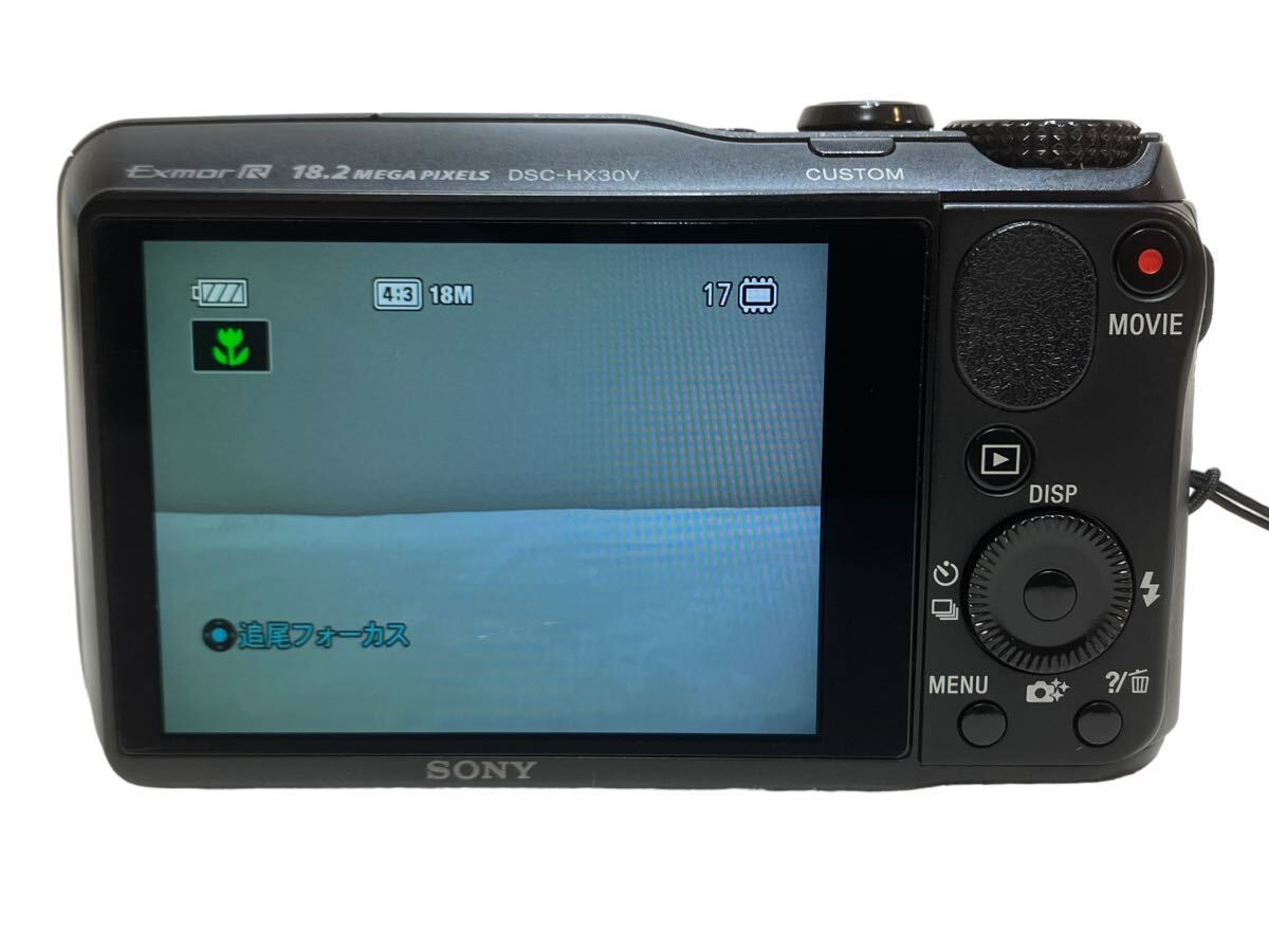 現状品 SONY ソニー CYBER SHOT サイバーショット DSC-HX30V デジタルスチルカメラ カメラ ブラック系色 [TK24-0331-5]の画像3