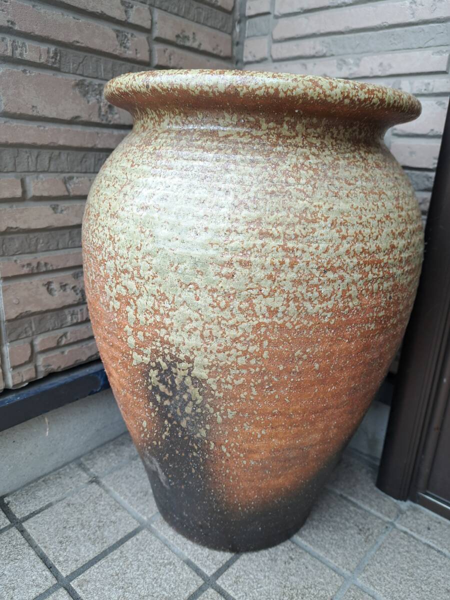  Bizen . vase . umbrella inserting number year storage. unused goods 