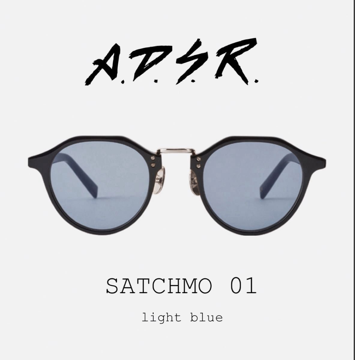 美品】 A D S R SATCHMO 01 light blue 付属品オールセット 美品】 A D S R SATCHMO 01 light blue 付属品オールセット