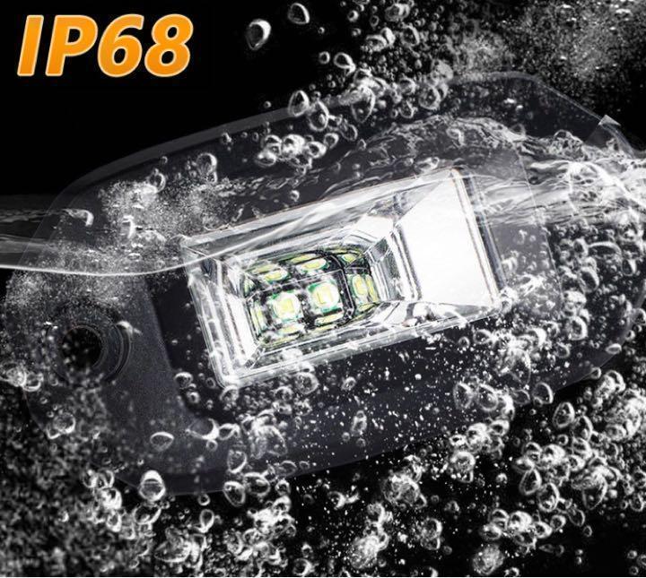 埋め込み専用 LED フォグランプ バックランプ ライトポッド 作業灯 補助灯 20W 12V/24V 6500K ホワイト 防水 IP68_画像3