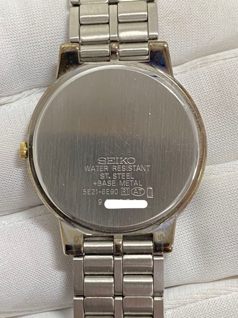 ★1円〜♪★デッドストック★SEIKO LUCENT セイコー　ルーセント　腕時計【SCRW061】5E21-6E90 サファイアガラス★貴重★電池交換済み♪_画像5