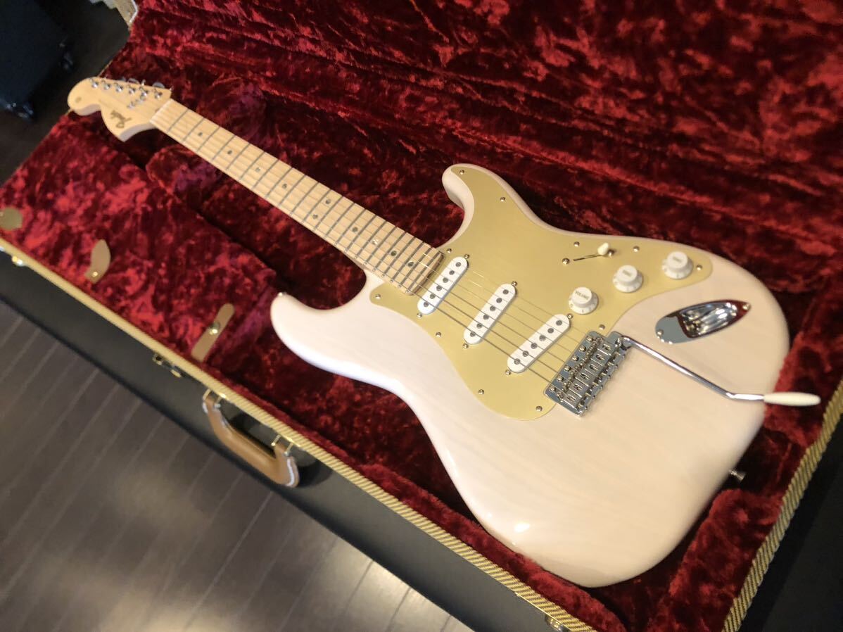 Fender Made in Japan IKEBE FSR 1966 Stratocaster Reverse Head (US Blonde) [Made in Japan]_画像1