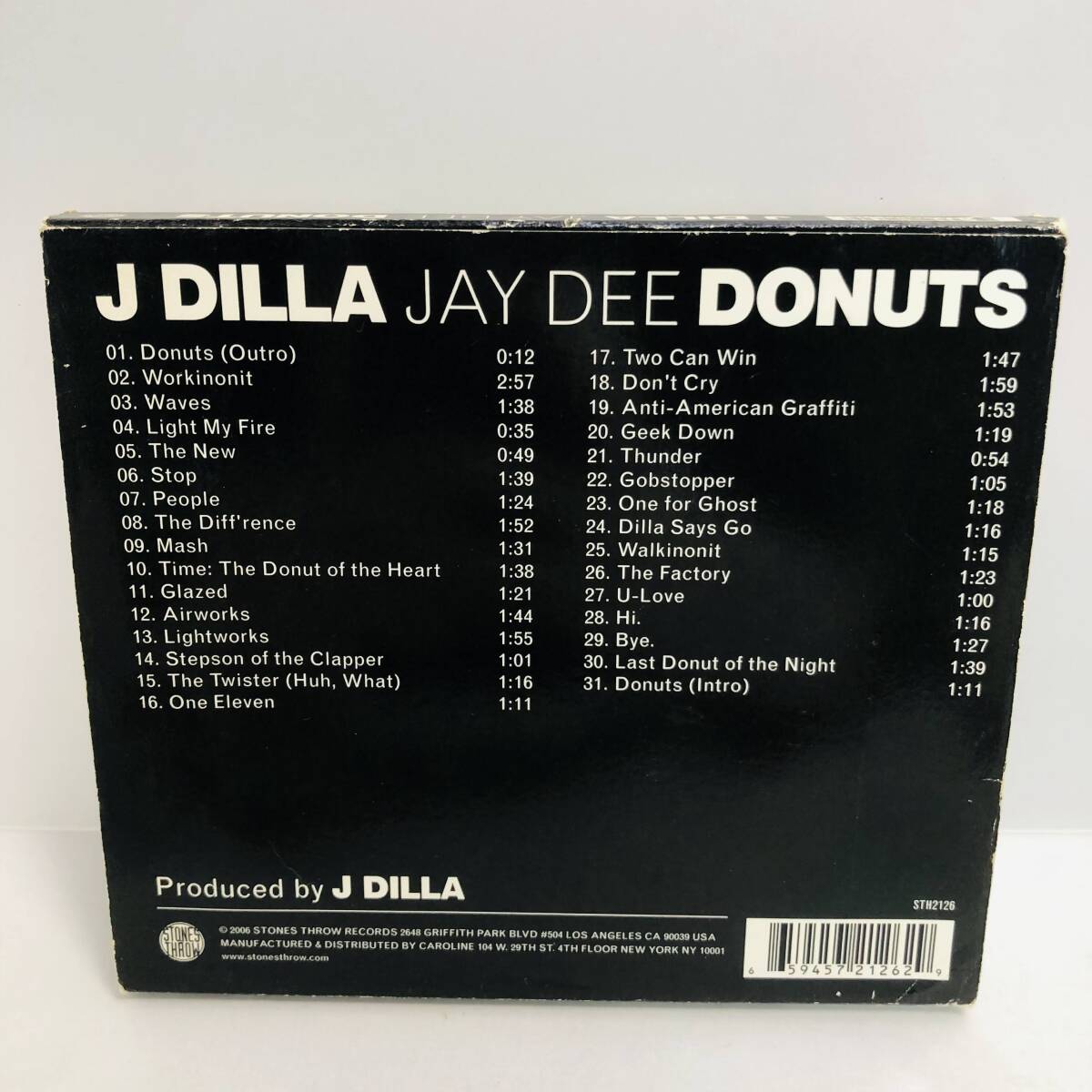 【CD】J Dilla / ジェイ・ディラ / Donuts / Jay Dee　CD スリーブ付き※ネコポス全国一律送料260円_画像2