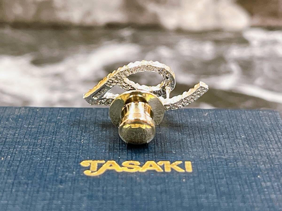 ☆田崎真珠☆イニシャルT ピンブローチ パール×SILVER 箱付 TASAKI タサキ ブランドアクセサリー シルバー プレゼントにも_画像5