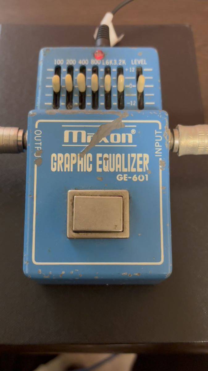 『希少』Maxon GRAPHIC EGUALIZERGE-601 エフェクター　Classic イコライザー　現状品