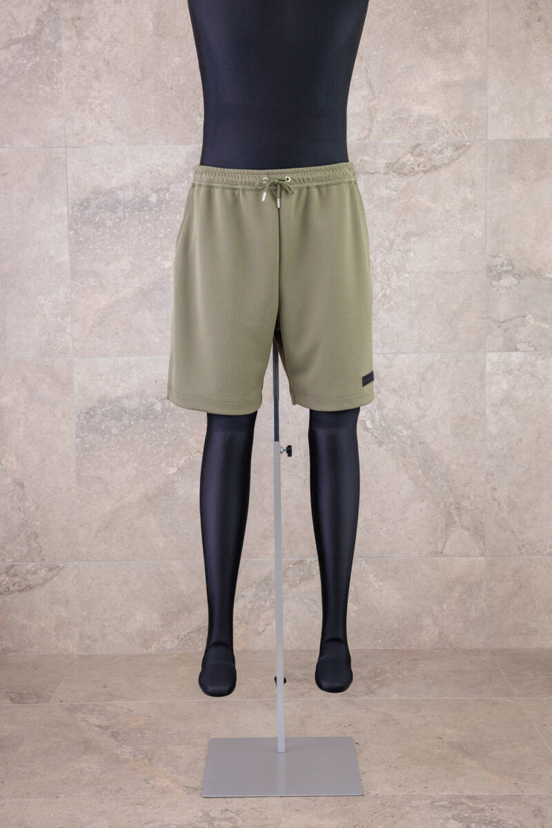 【SAUNATIGER】Mesh Short Pants Khaki_画像1