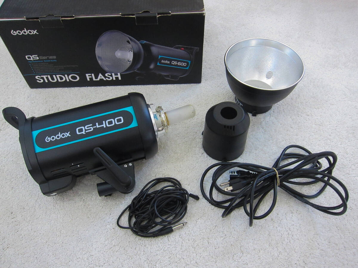 【良品】Godox QS-400 STUDIO FLASH スタジオストロボ フラッシュ② 中古_画像1