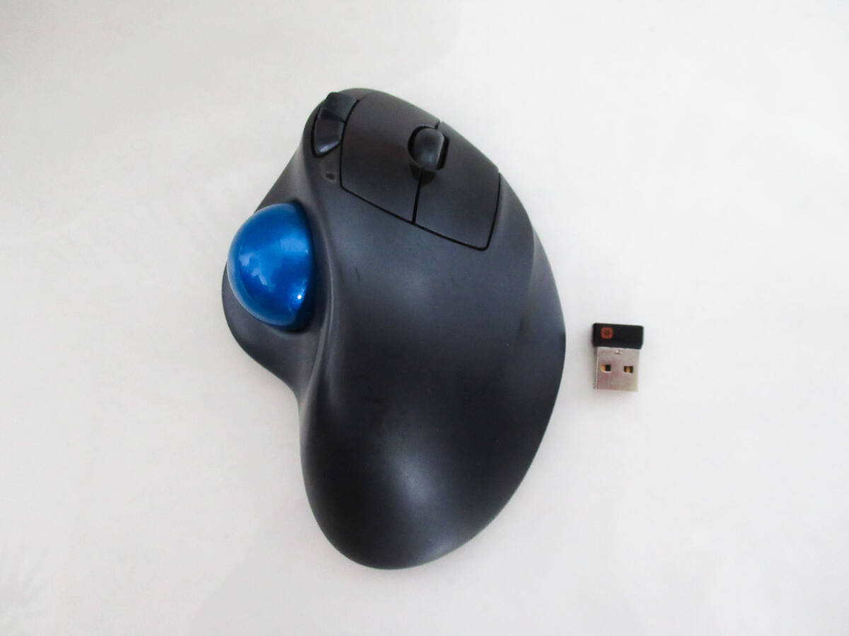 ☆ロジクール トラックボール ワイヤレスマウス 無線☆Logicool Wireless Trackball Ｍ570_画像1