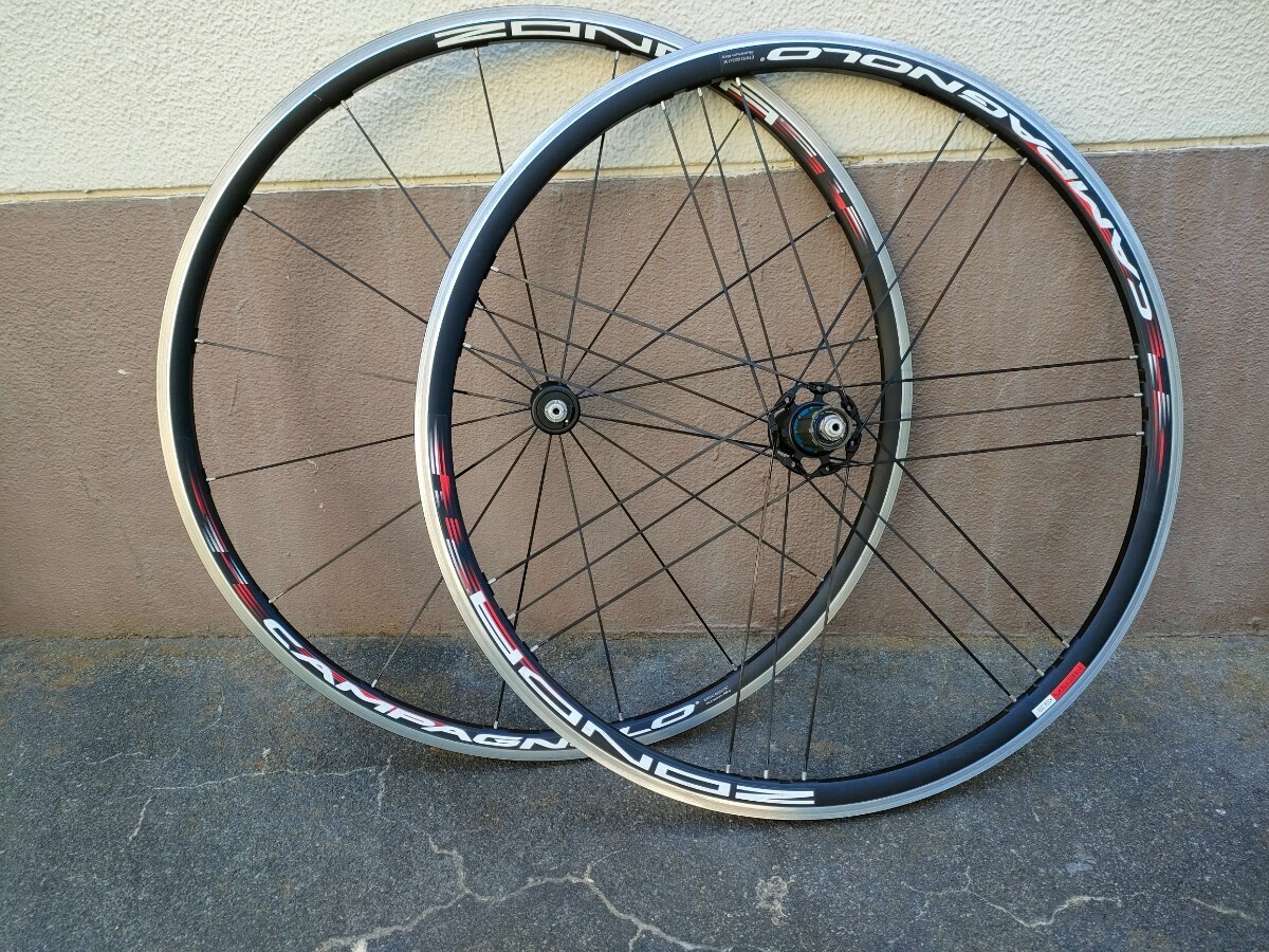 Campagnolo Zonda カンパニョーロ ゾンダ C15 クリンチャーホイールセット Shimano/SRAM 9/10/11の画像1