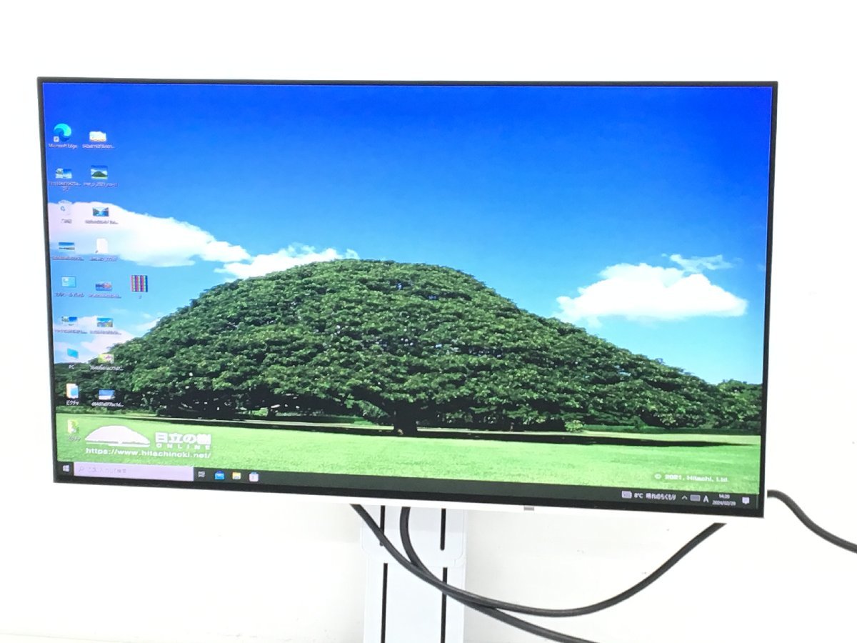 美品EIZO 23.8 型 液晶モニター FlexScan EV2451 （使用時間:6537H 6650H ） 輝度良い 2019年製　 2台まとめ　（管：2E-M）　_画像3