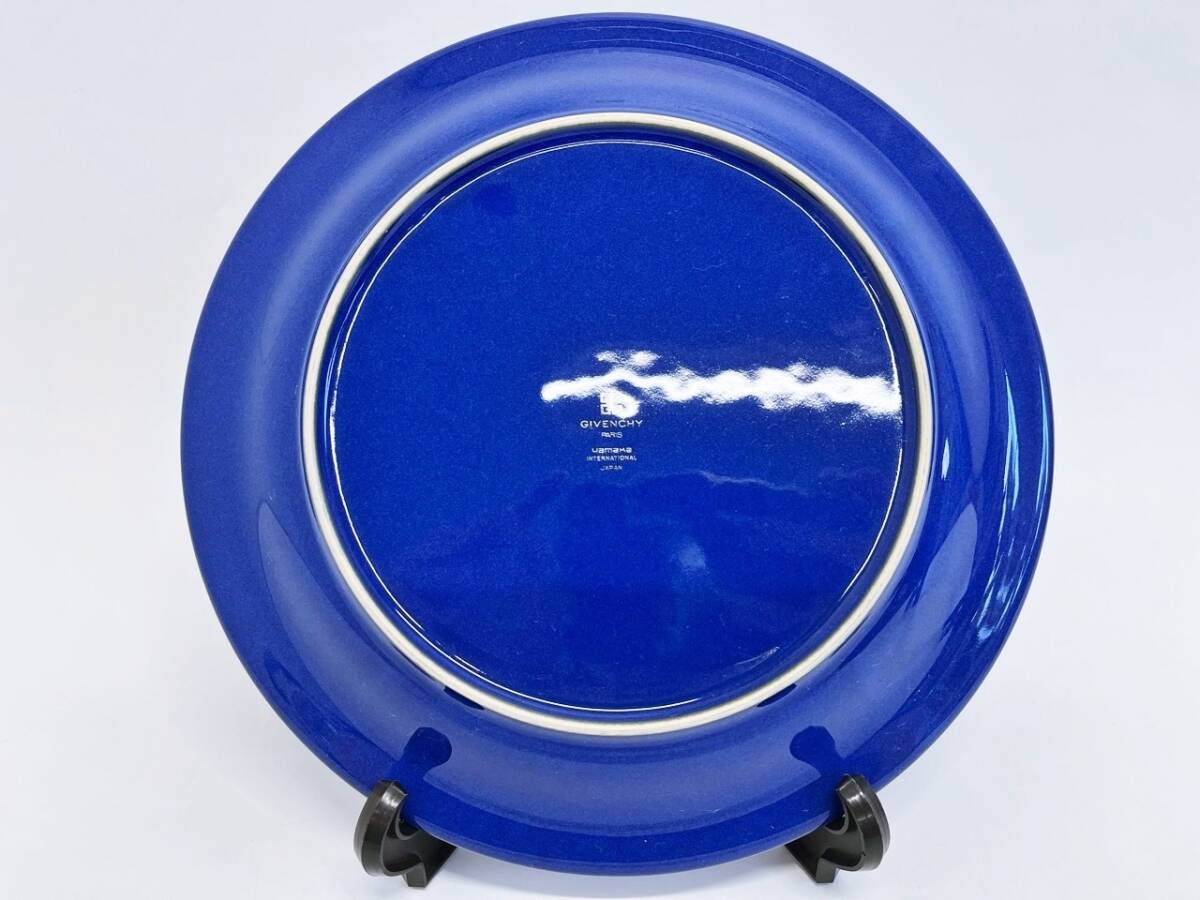 GIVENCHY ジバンシィ ジバンシー 食器セット ネイビー 大皿1枚 中皿5枚 青 ブルー 食器 洋食器 プレート モダン_画像9