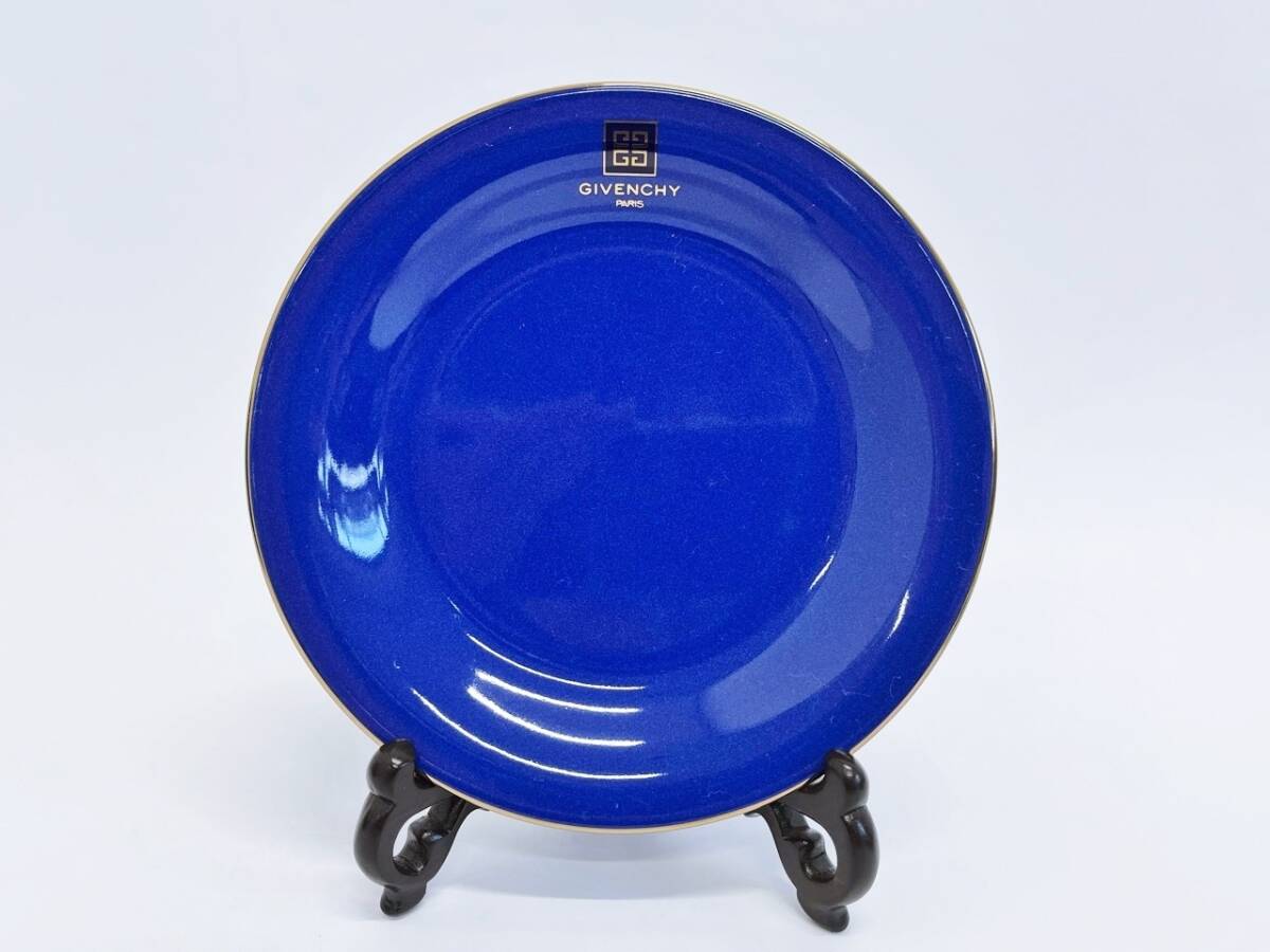 GIVENCHY ジバンシィ ジバンシー 食器セット ネイビー 大皿1枚 中皿5枚 青 ブルー 食器 洋食器 プレート モダン_画像3