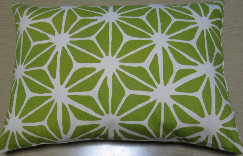 ... рисунок ( зеленый ) сделано в Японии pillow кейс 43×63cm