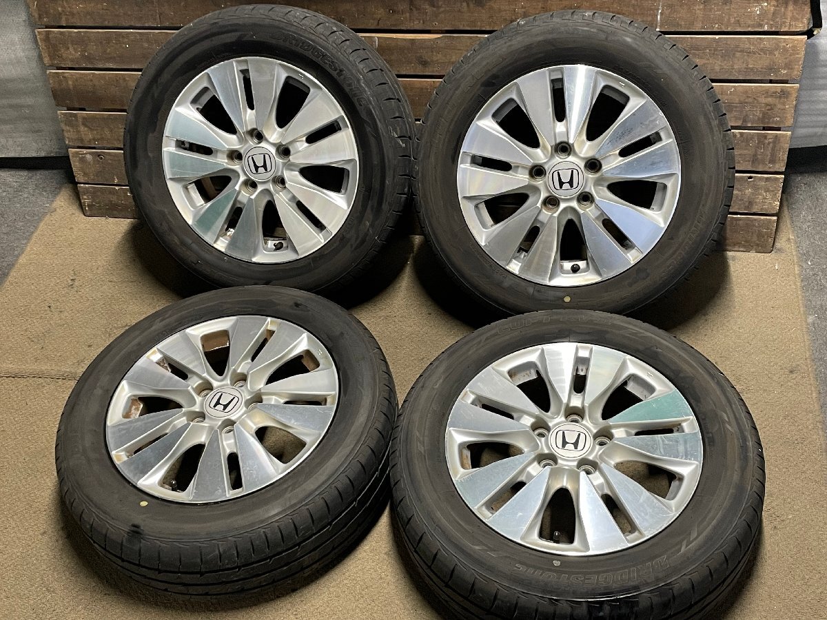 * used good goods tire groove equipped *RK5/RK1 Stepwagon Spada * original 16 -inch aluminium wheel tire attaching *205/60R16 92H 2022 year made *