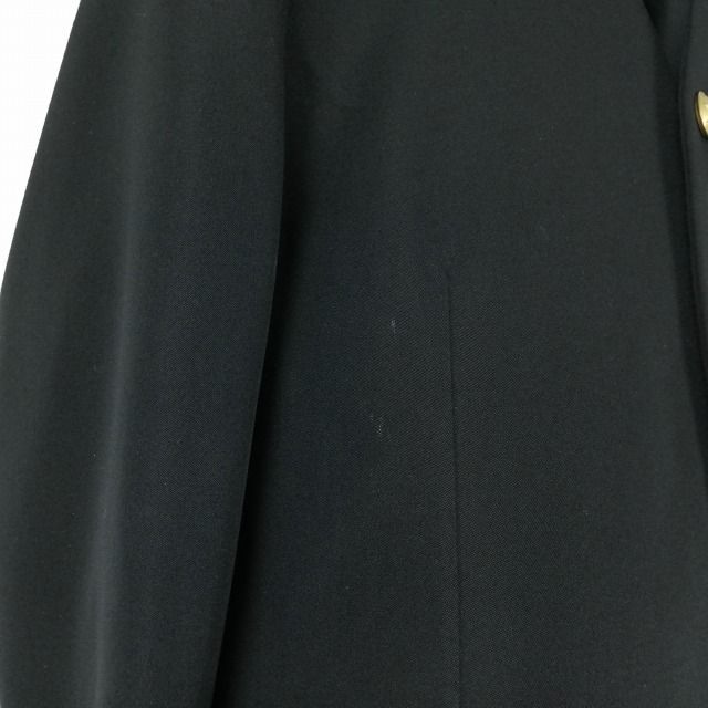 学生服 学ラン 170A 男子 カンコー 上着 ウール混 標準型学生服 ラウンドカラー カシドス 黒 中古 ランクC a3 JJ5483_画像8