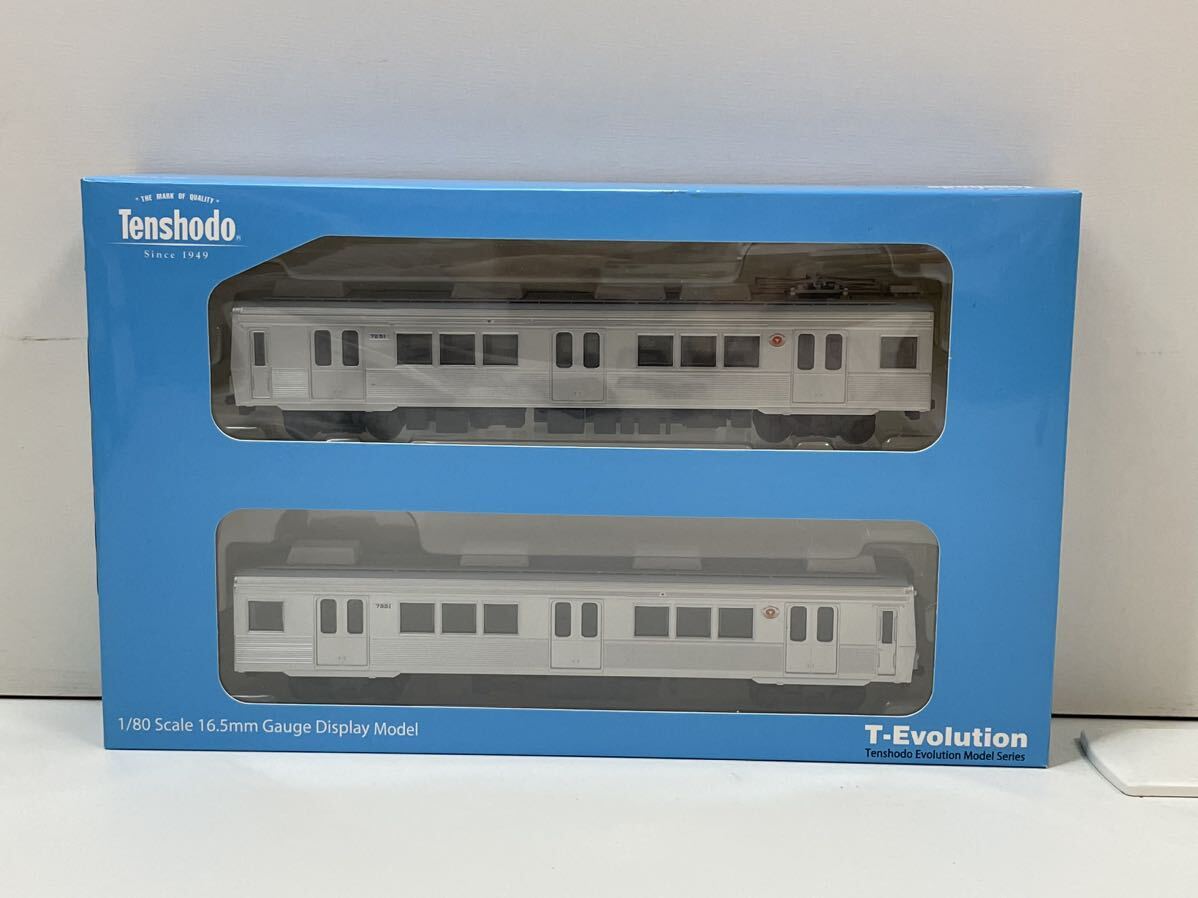 【中古品】天賞堂 T-Evolution 東急電鉄7200系 冷房車 2両セット No.65009_画像1