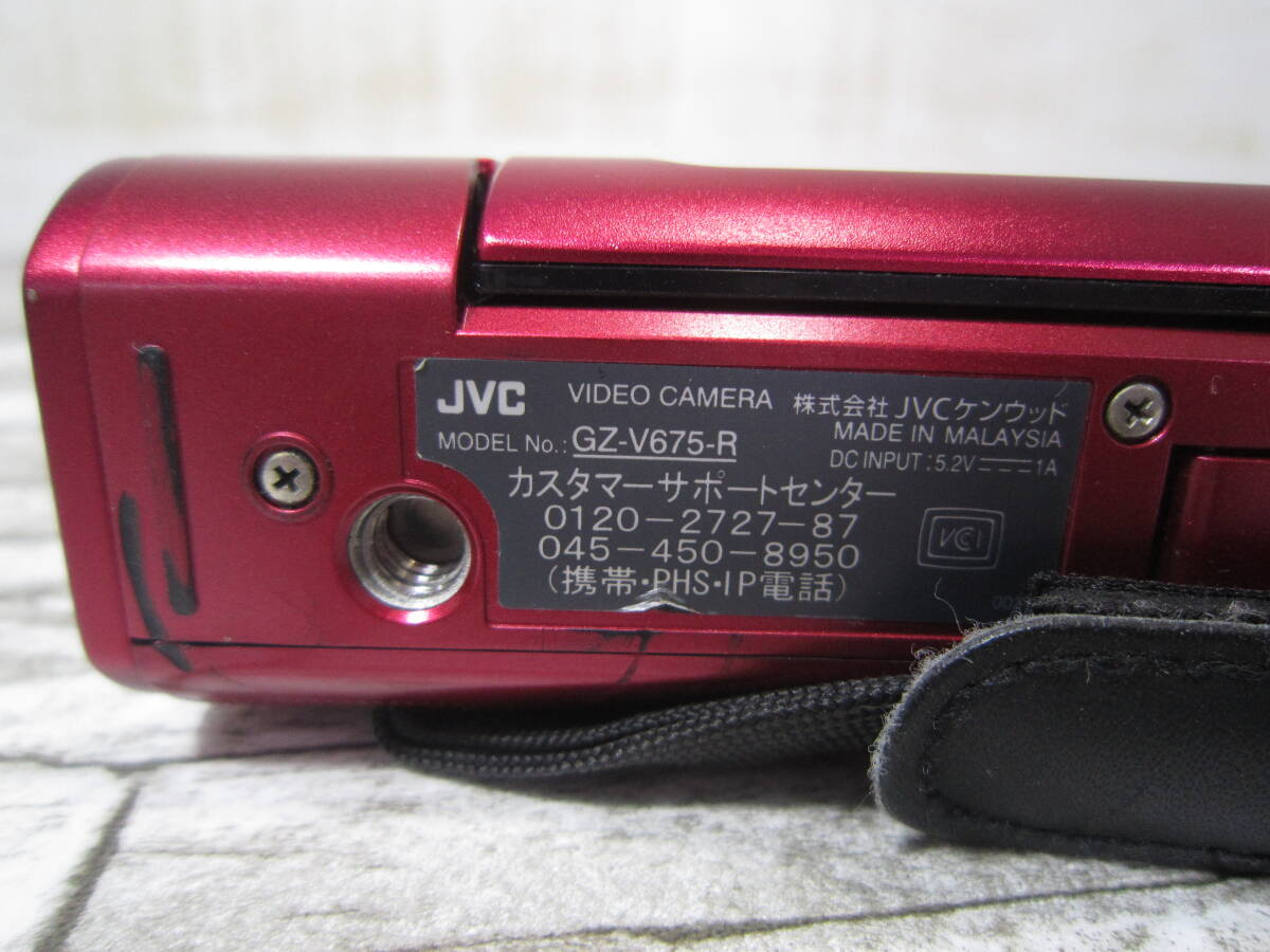 JVCKENWOOD JVC ビデオカメラ Everio GZ-V675-R ローズレッド_画像6