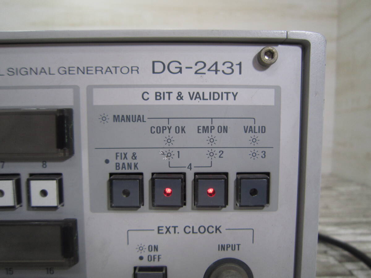 KENWOOD ケンウッド digital signal generator デジタルシグナルジェネレーター DG-2431の画像2